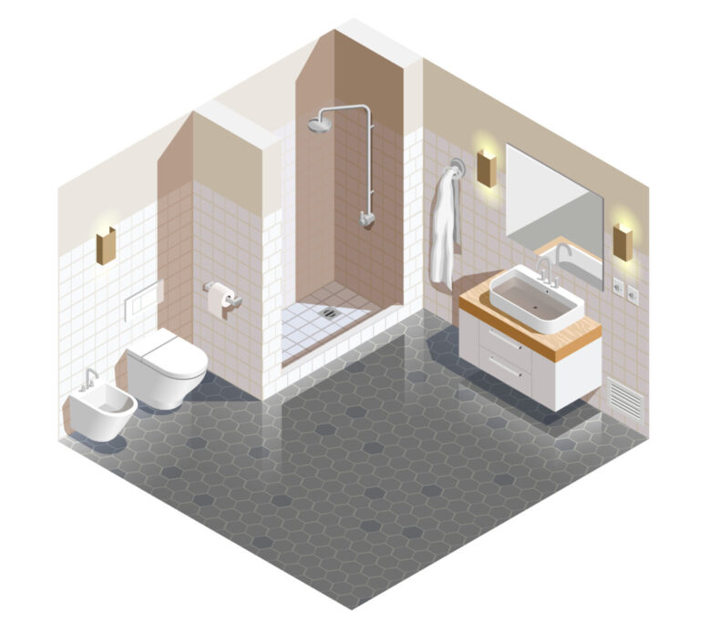 Come ristrutturare un bagno quadrato