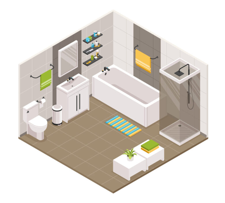 Come ristrutturare un bagno quadrato