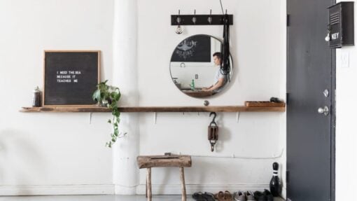 Colori ideali per l’ingresso in stile scandinavo