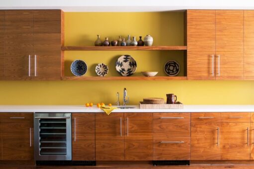 Cucina pareti color ambra: abbinamenti, idee e ispirazioni