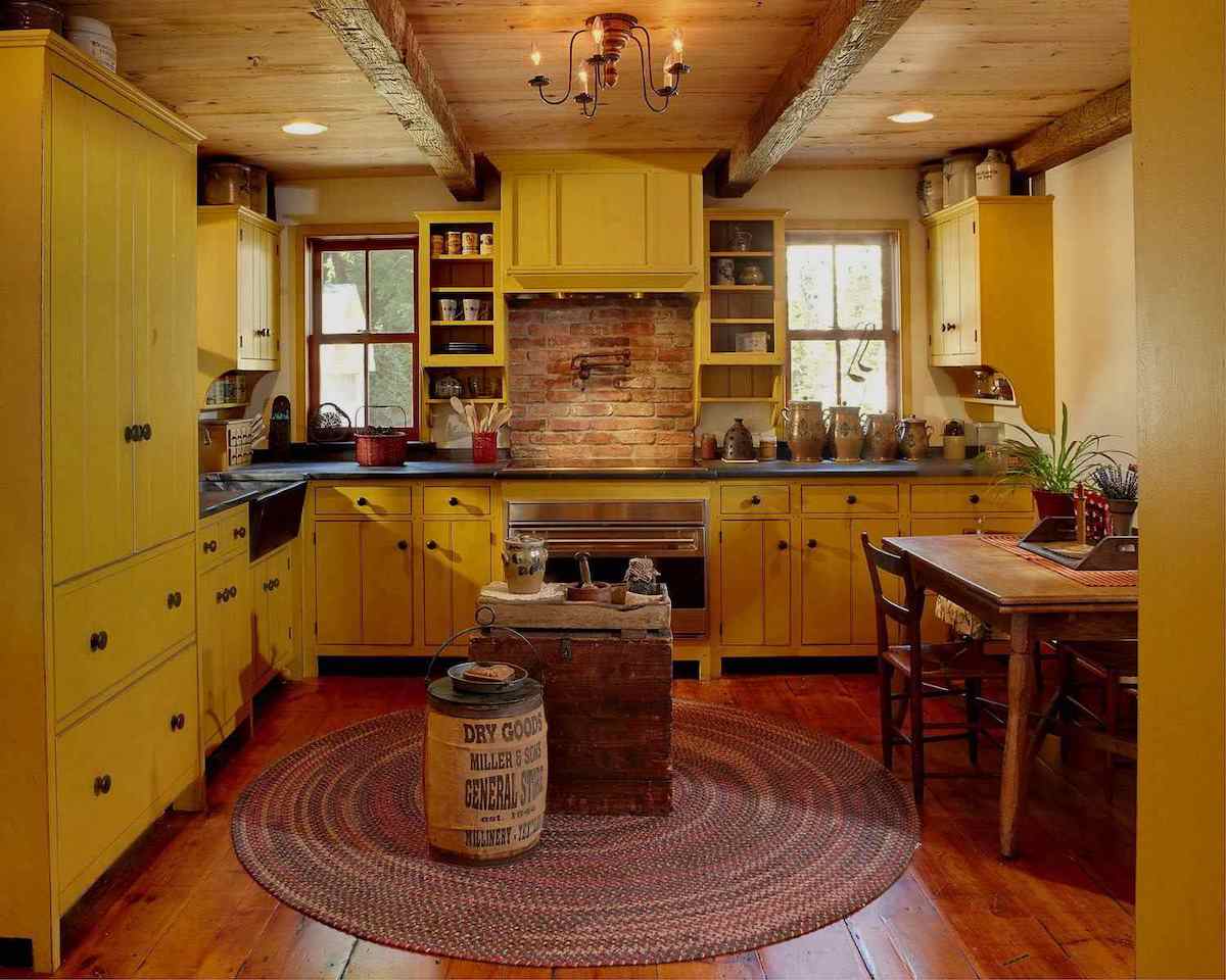 Cucina pareti color ambra: abbinamenti, idee e ispirazioni