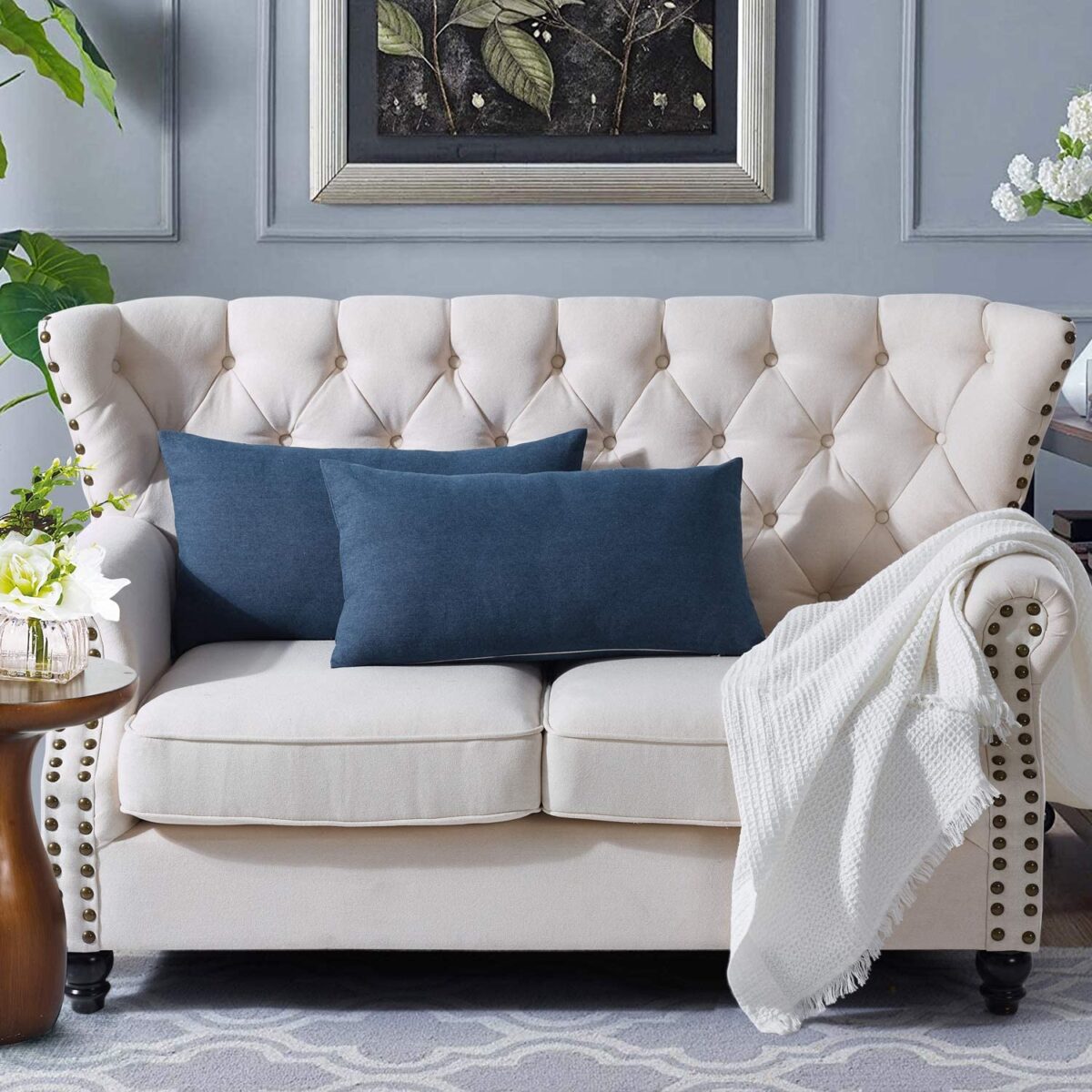 Galleria foto - Soggiorno pareti color denim: abbinamenti sorprendenti Foto 7