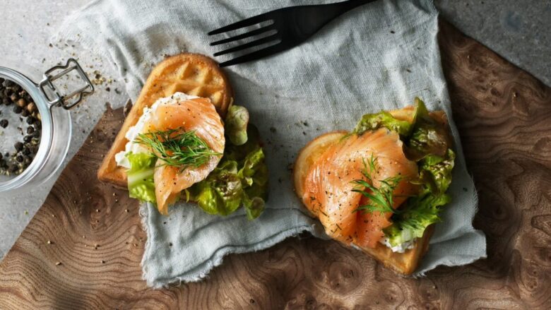 waffle-con-salmone-affumicato-e
