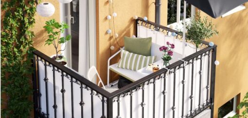 Arredare un balcone piccolo con IKEA: cura dei dettagli