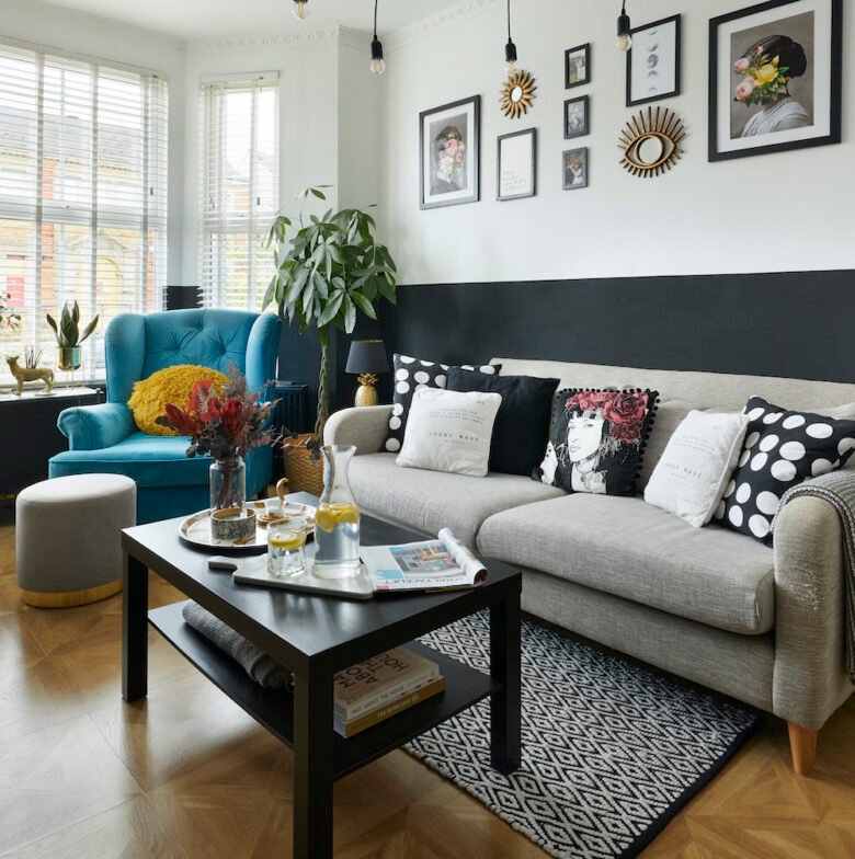 Soggiorno pareti color nero Soggiorno pareti color nero