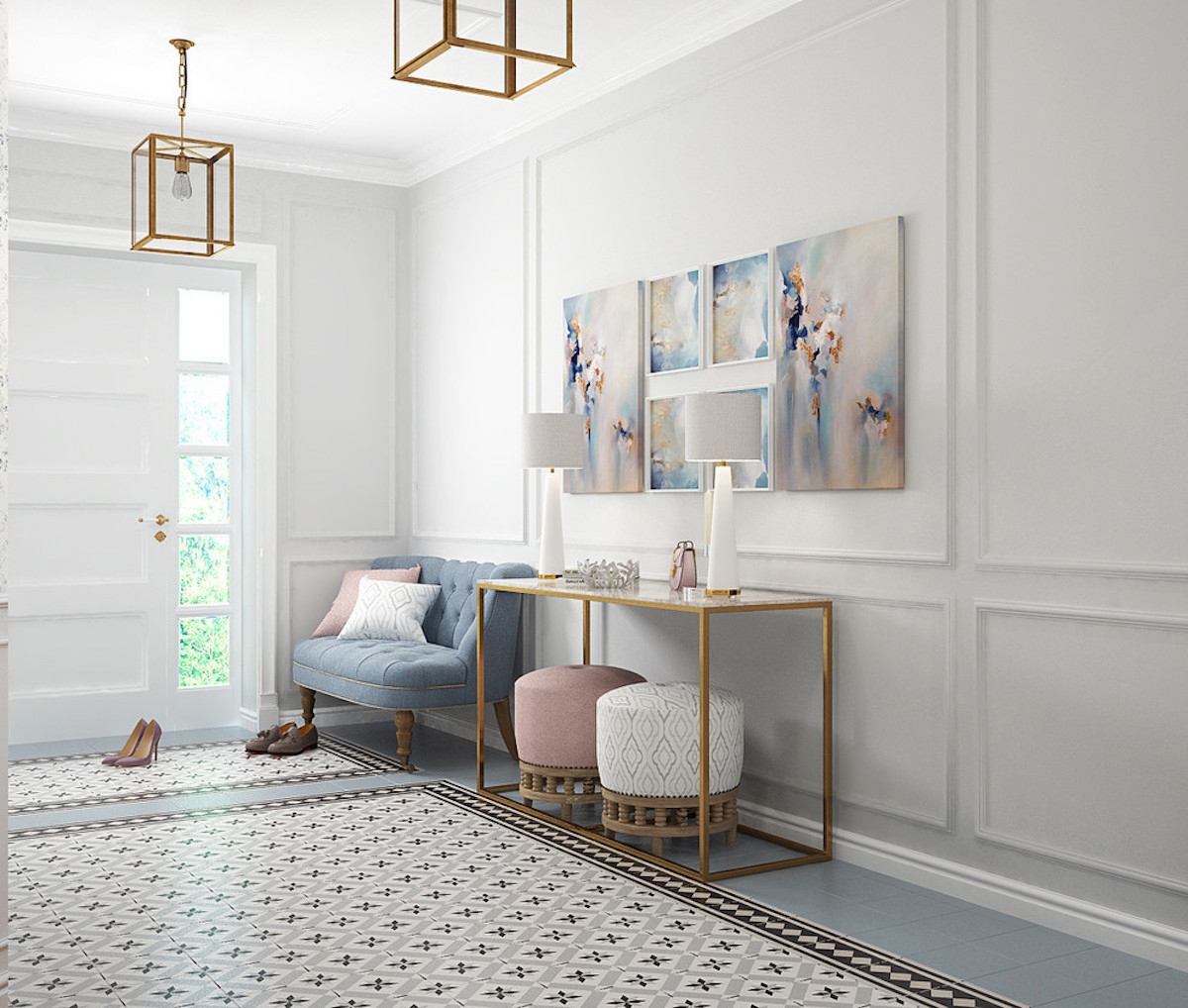 Mobile per l&#8217;ingresso in stile provenzale: 3 idee da amare