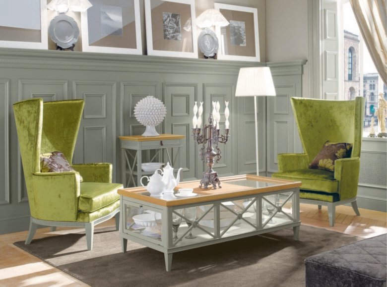 Boiserie colorate: idee di arredo