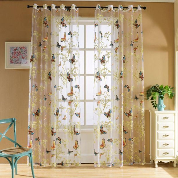 Idee tende per il soggiorno Shabby Chic