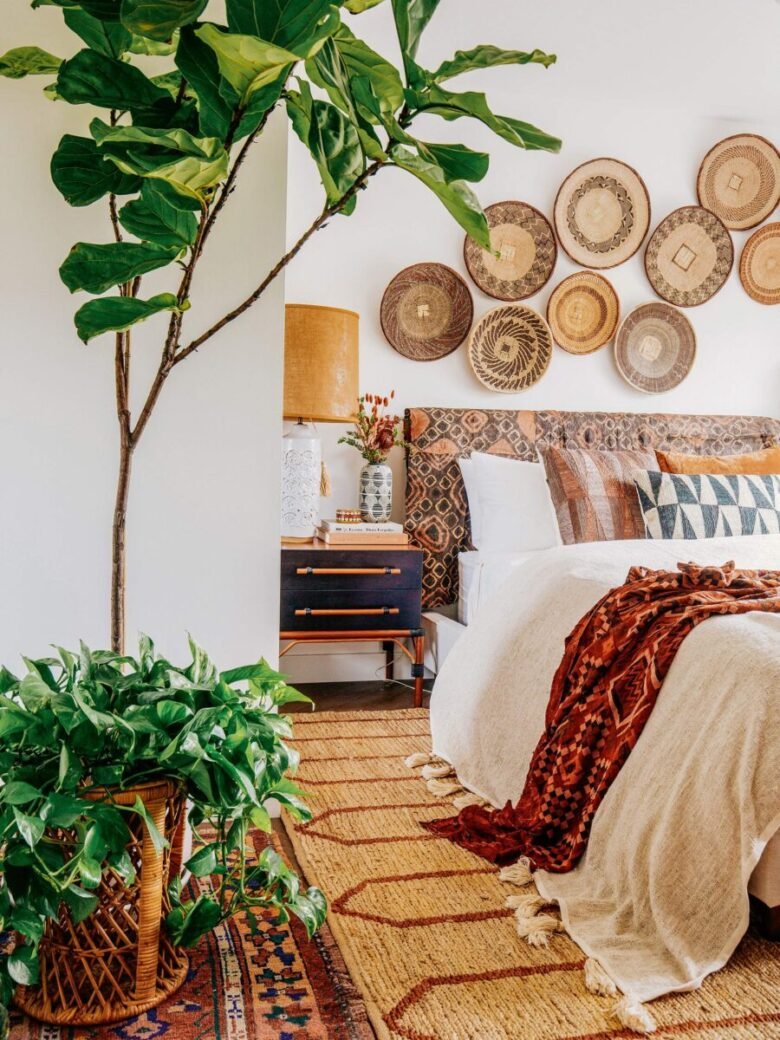 Arredare la camera da letto in stile jungalow