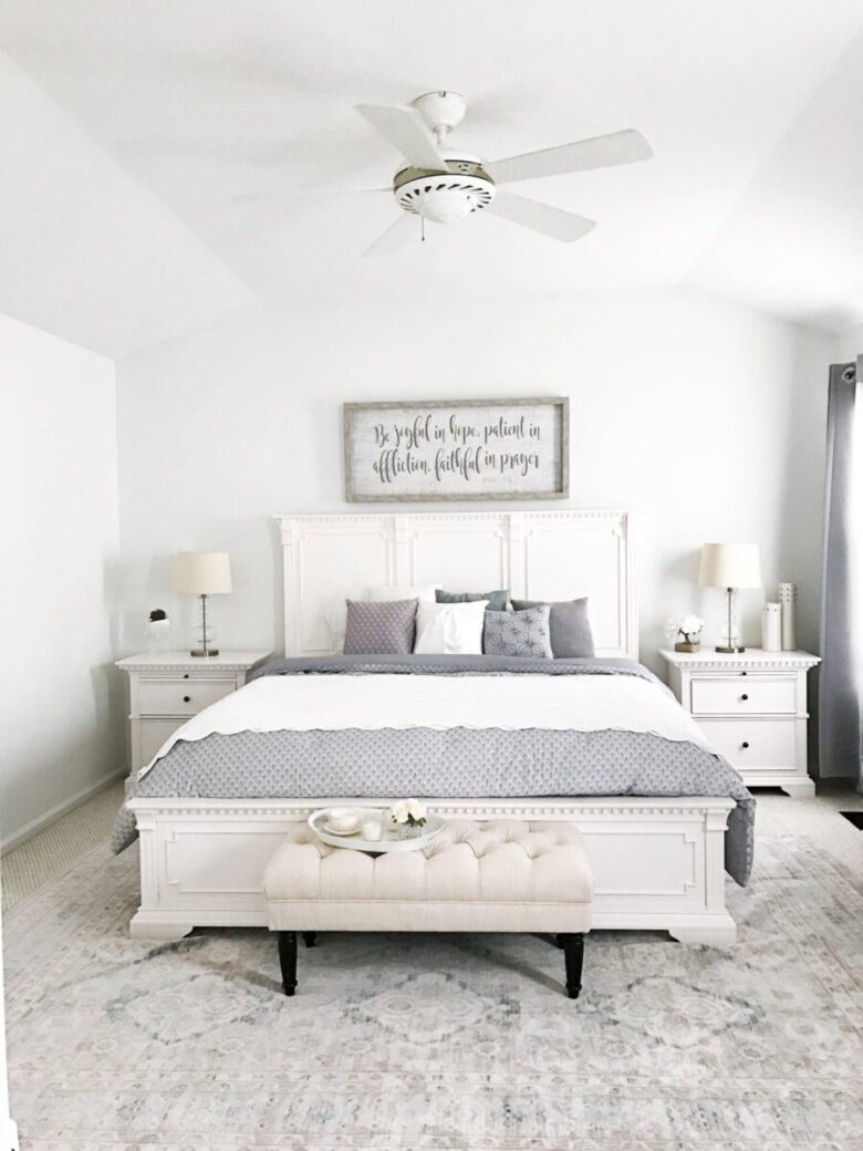 Tortora camera da letto shabby: idee