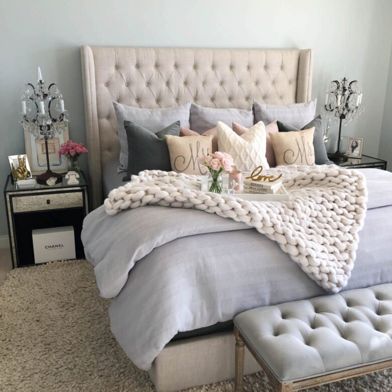 Tortora camera da letto shabby: idee