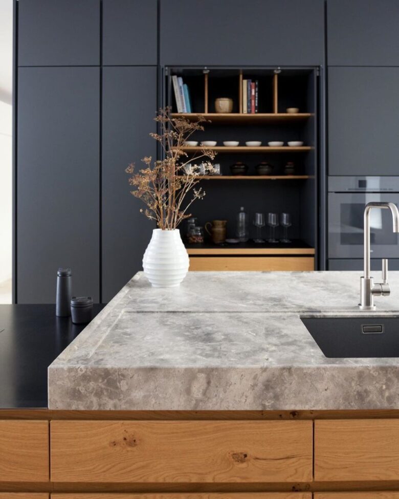 Pareti color antracite cucina Pareti color antracite cucina