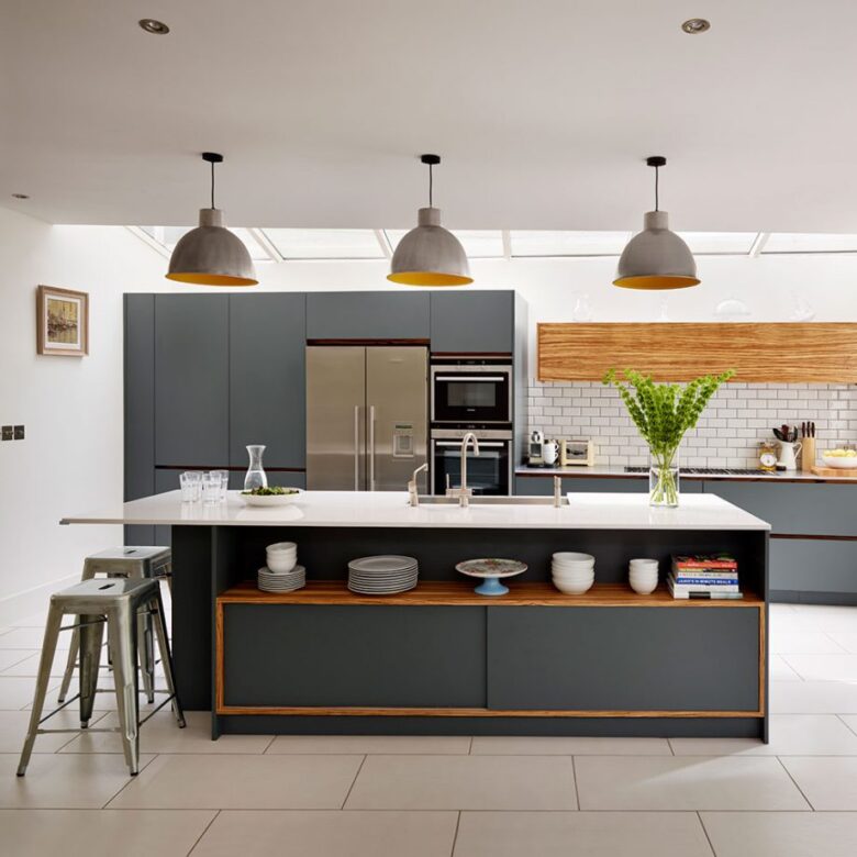 Pareti color antracite cucina Pareti color antracite cucina