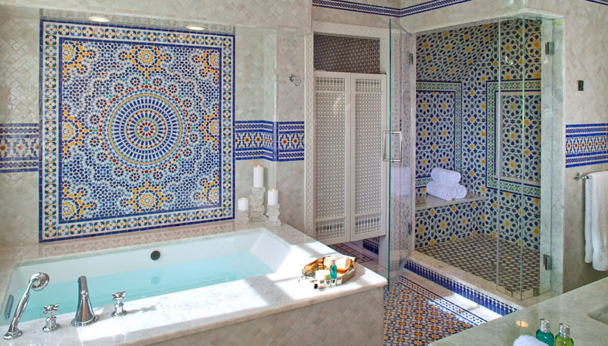 Bagni con mosaico moderni