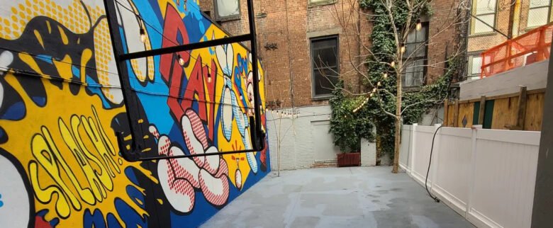 Balcone in stile pop