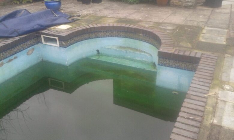 Trasformare una piscina vecchia in una cosa nuova