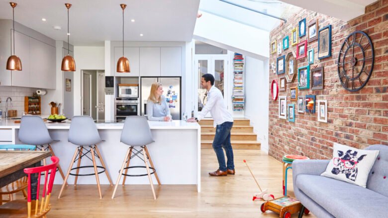 Soggiorno con cucina a vista: colori ideali Soggiorno con cucina a vista: colori ideali