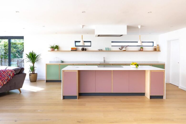 Soggiorno con cucina a vista: colori ideali Soggiorno con cucina a vista: colori ideali