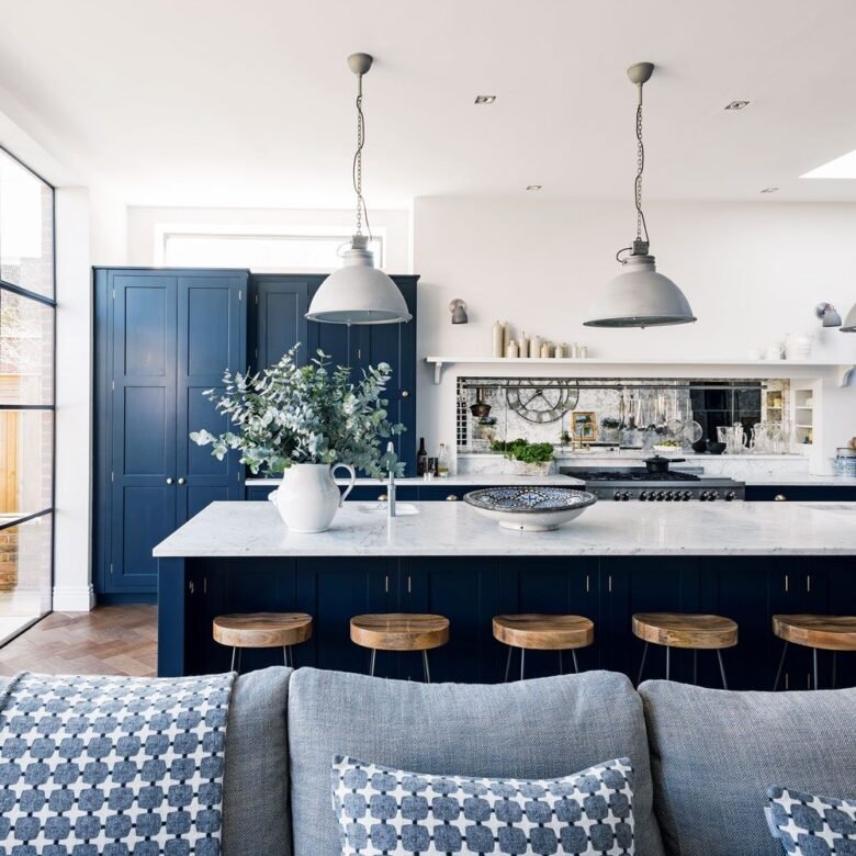 Soggiorno con cucina a vista: colori ideali Soggiorno con cucina a vista: colori ideali