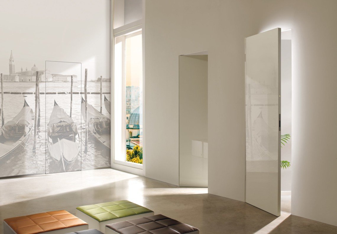 Porte a filo muro invisibili Porte a filo muro invisibili