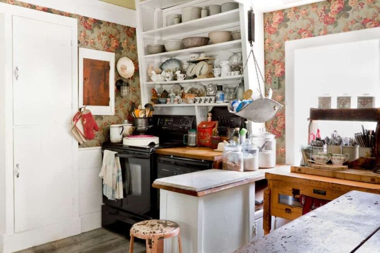 Cucina piccola stile Shabby chic Cucina piccola stile Shabby chic