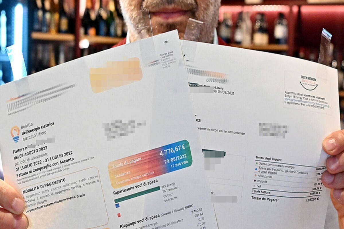 Bollette luce: da Ottobre 59% in più da pagare Bollette luce: da Ottobre 59% in più da pagare