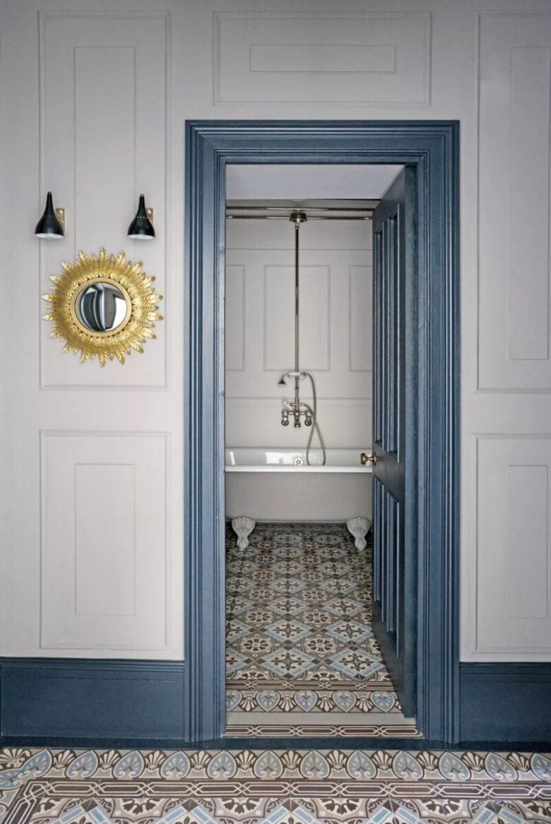 Bagno pareti grigio perla Bagno pareti grigio perla