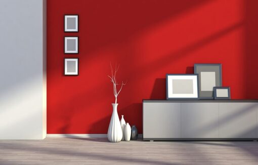 Arredare con il rosso e il grigio: idee