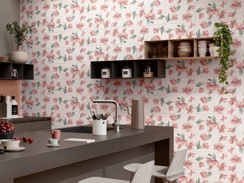 mosaico- arredamento - design- floreale 2