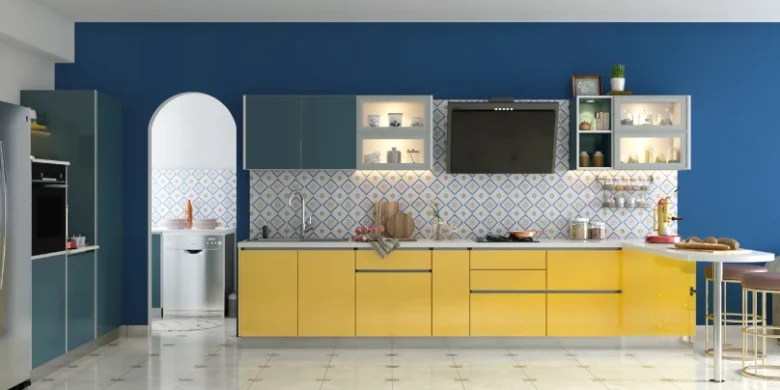 Pareti dal colore dei diamanti: come usare lo zaffiro in cucina Pareti dal colore dei diamanti: come usare lo zaffiro in cucina