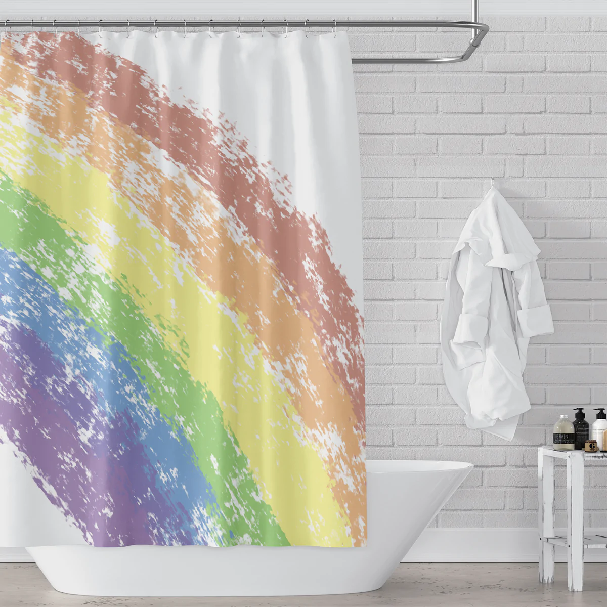 Tende colorate per bagno: abbinamenti e stili ideali Tende colorate per bagno: abbinamenti e stili ideali