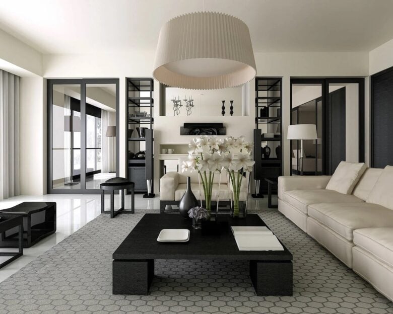arredare-soggiorno-bianco-nero-5