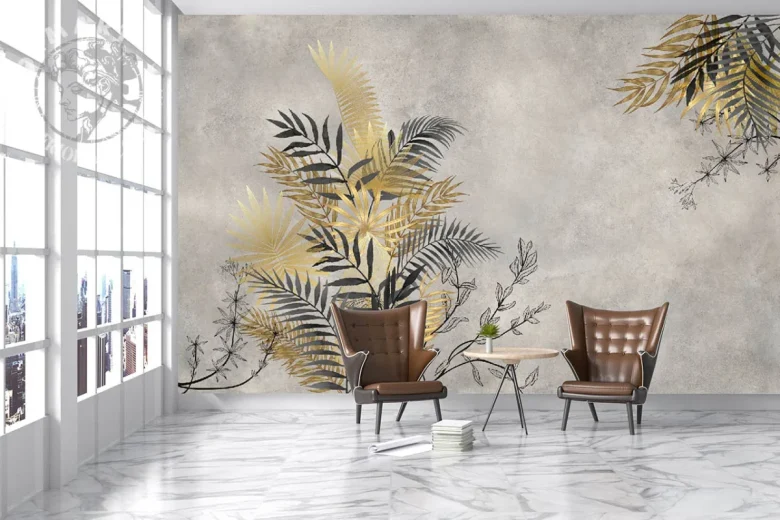 carta-parati-foglie-verdi-oro-01