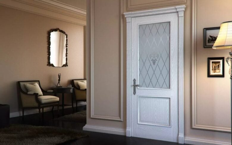 Porte in legno con vetro satinato idee Porte in legno con vetro satinato idee