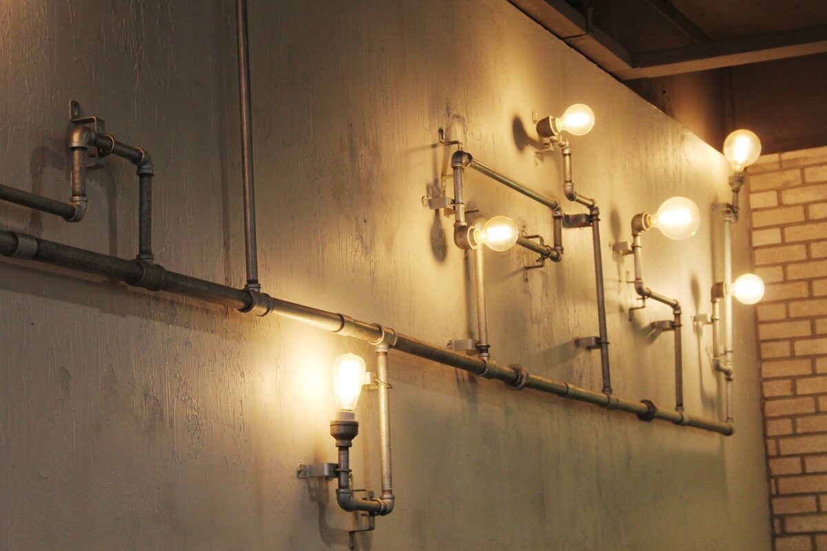 Tubi in stile industriale: originale idee per arredare casa Tubi in stile industriale: originale idee per arredare casa