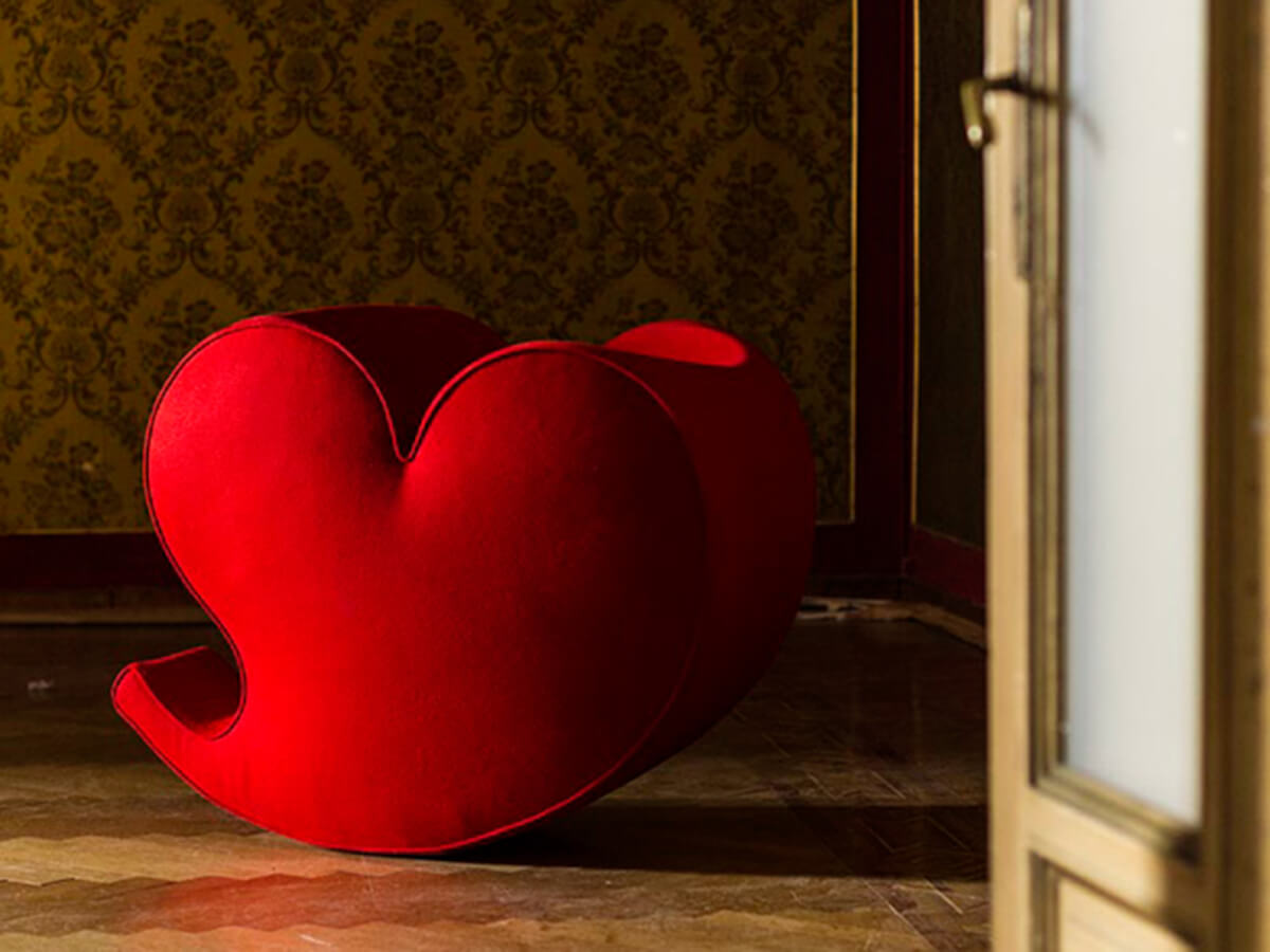 La poltrona Soft Heart La poltrona Soft Heart