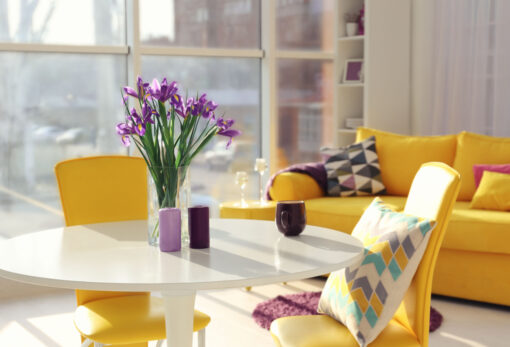 Lilla e giallo: binomio vincente per la primavera