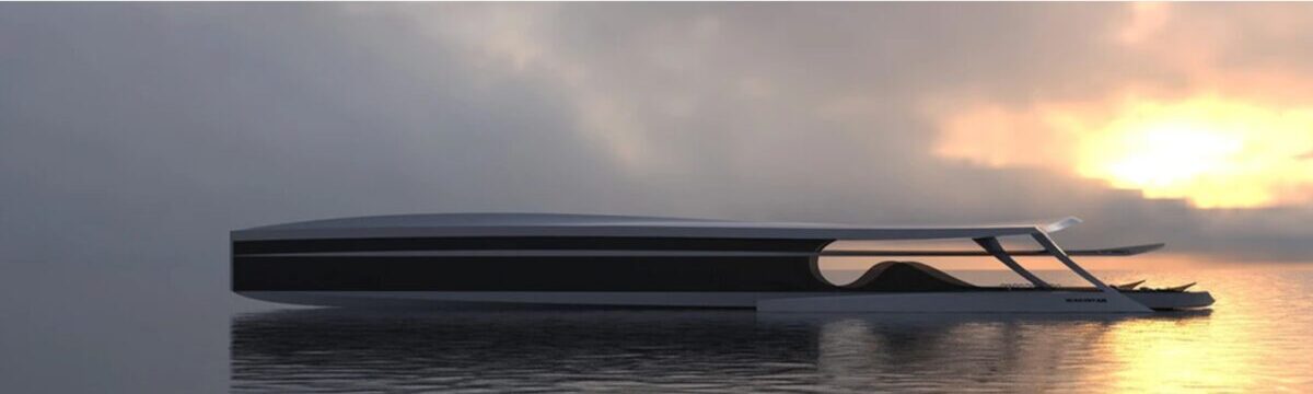 Il trimarano futuristico: il nuovo progetto di Aras Kazar Il trimarano futuristico: il nuovo progetto di Aras Kazar