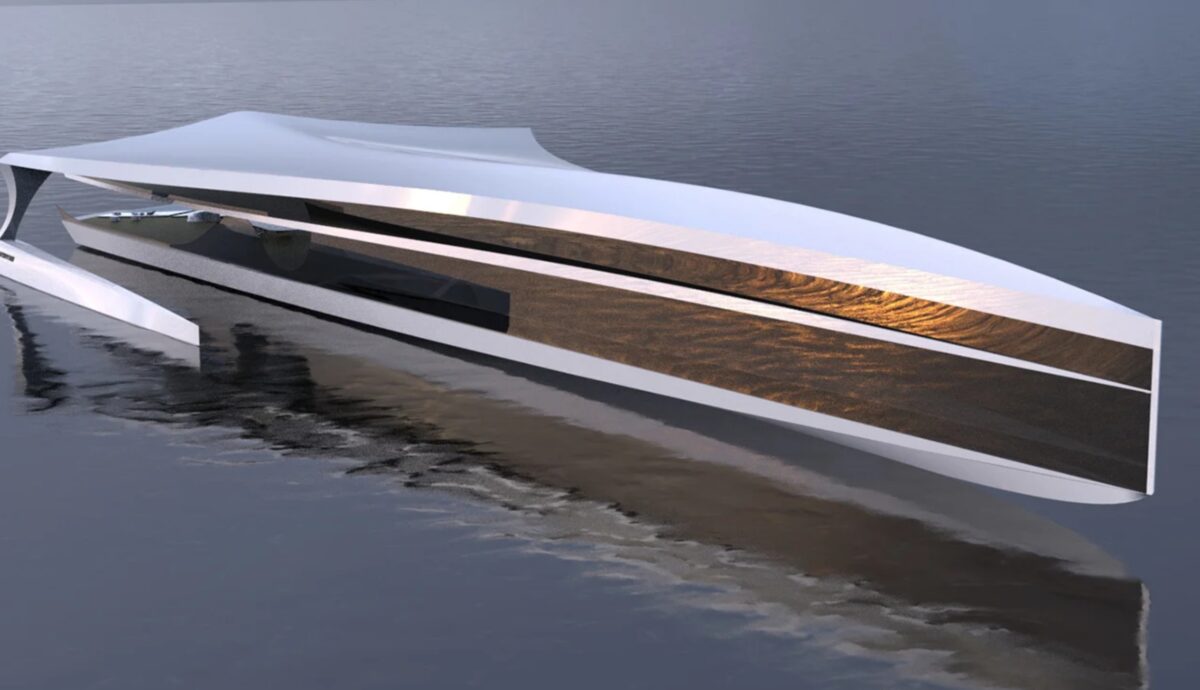 Il trimarano futuristico: il nuovo progetto di Aras Kazar Il trimarano futuristico: il nuovo progetto di Aras Kazar