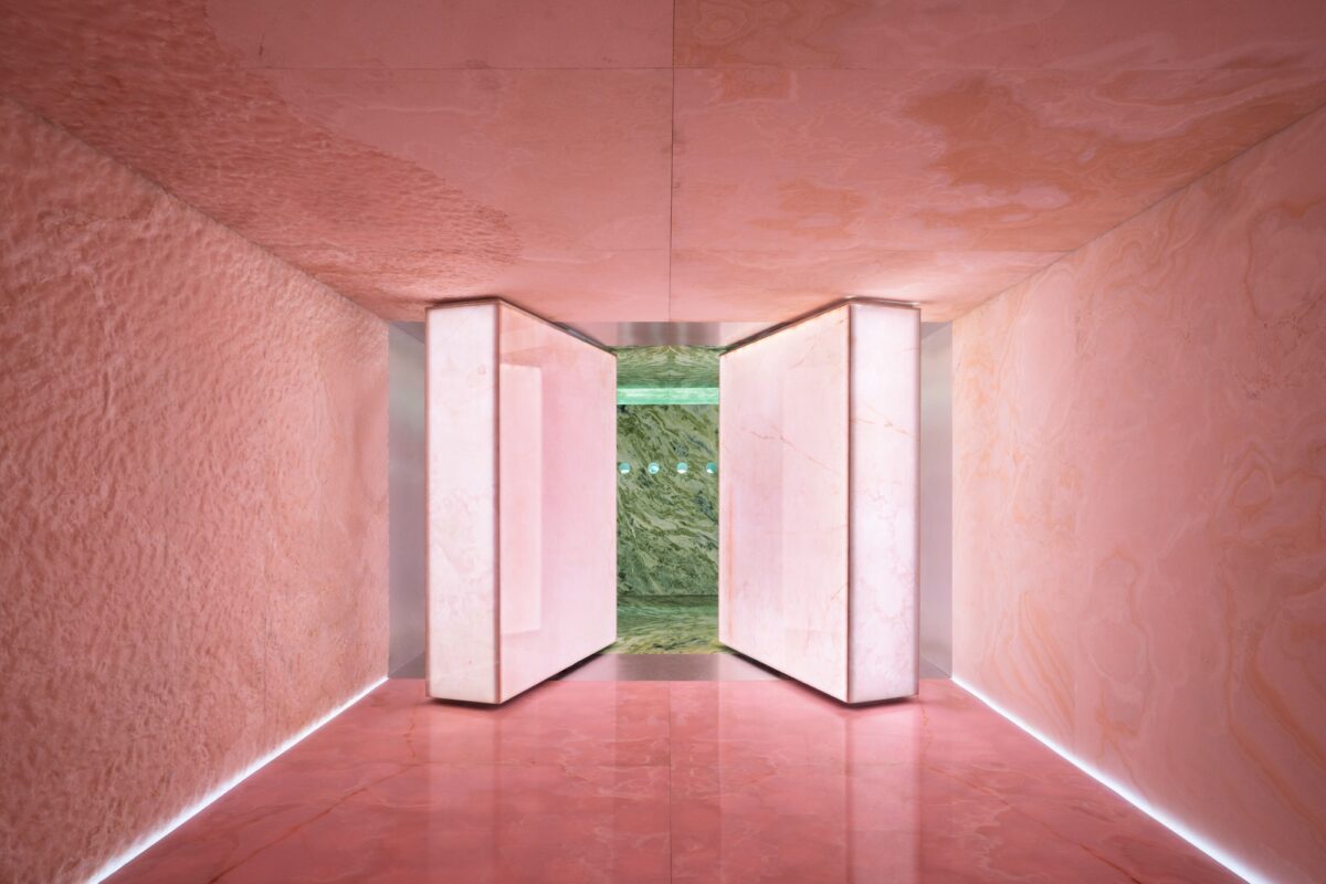 La stanza rosa.