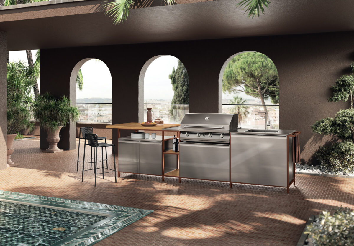 Scavolini: Formalia outdoor è la nuova cucina per l’esterno Scavolini: Formalia outdoor è la nuova cucina per l’esterno