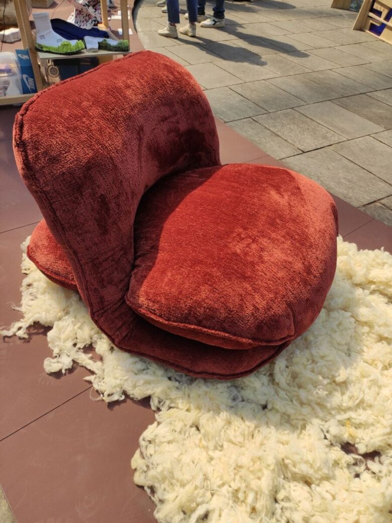 Particolare di una poltrona