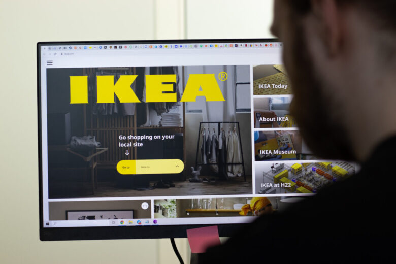 New,York,,Usa,-,26,April,2021:,Ikea,Website,Page
