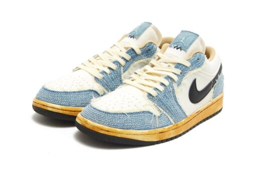 Air Jordan 1 Low Sashiko: l’eleganza del denim on denim