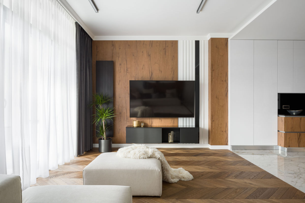 Soggiorno con pavimento marmo e legno Soggiorno con pavimento marmo e legno