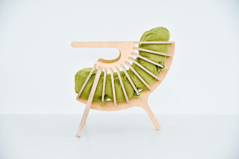 parametric-plywood-armchair-shell-green