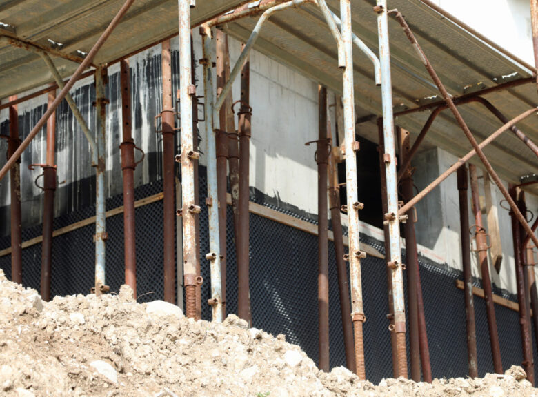 Inside,A,Construction,Site,During,The,Renovation,Of,A,Building
