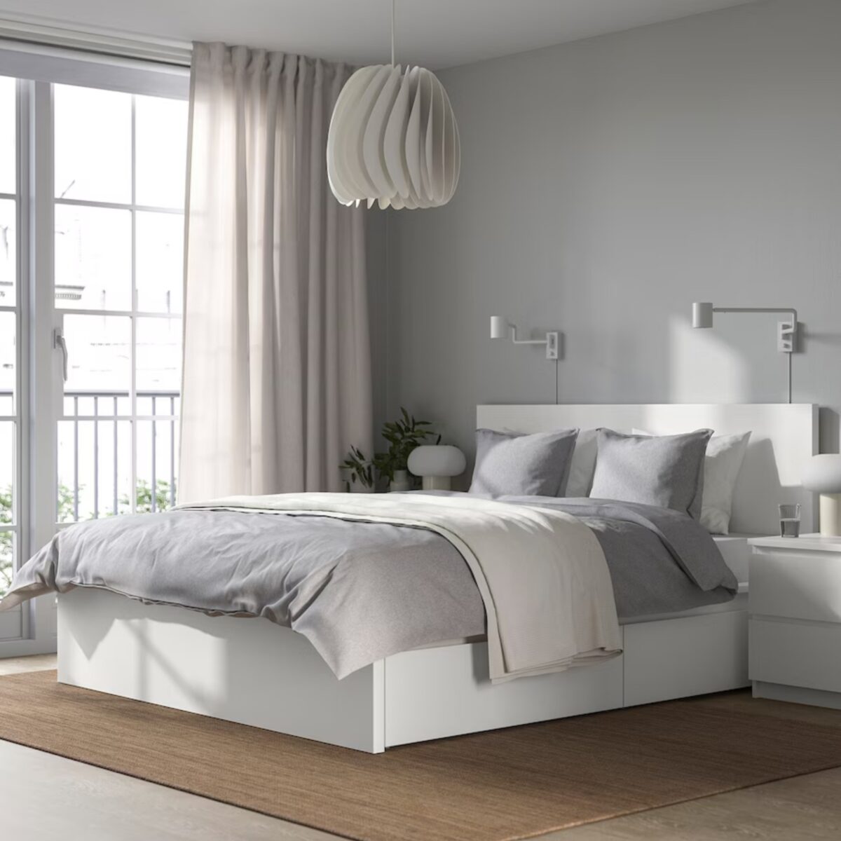 Letto contenitore: 3 idee salvaspazio di Ikea
