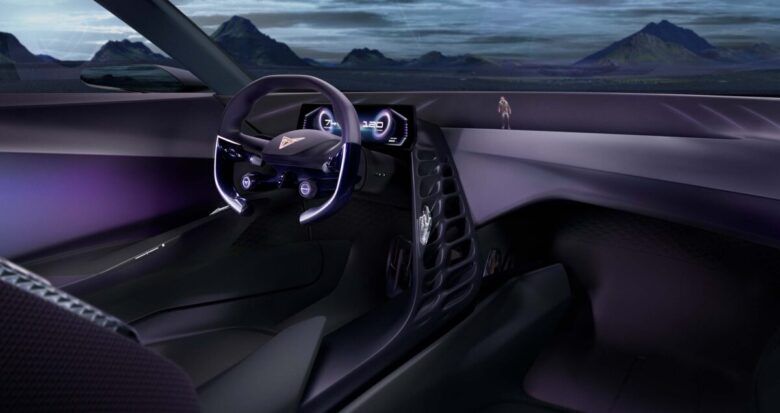 Cupra Darkrebel infotainment