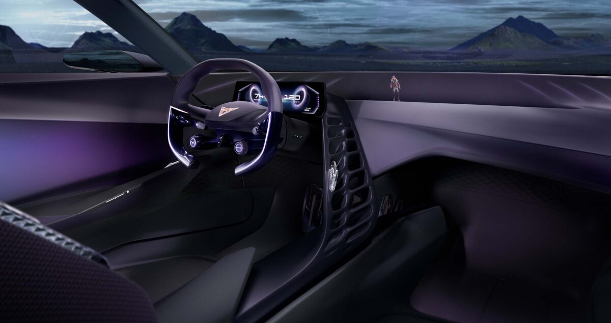 Cupra Darkrebel infotainment